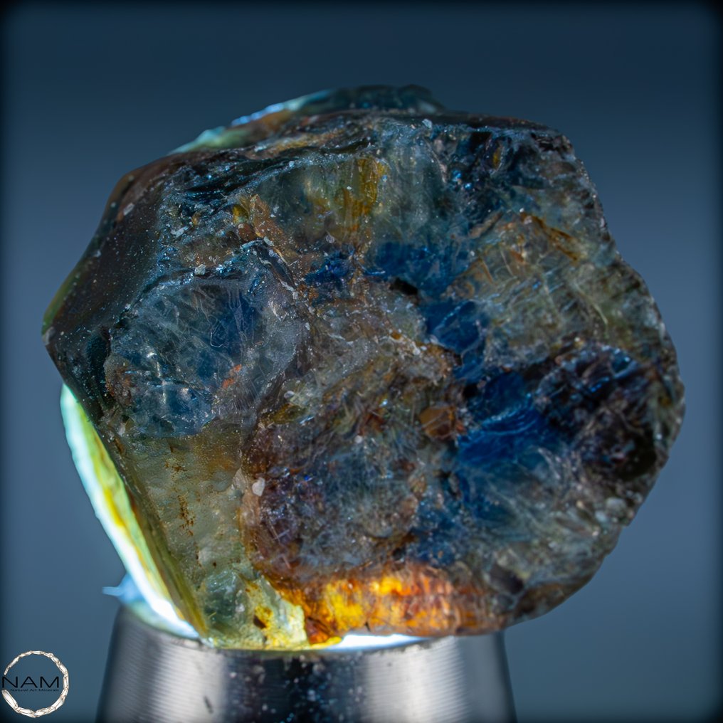 来自肯尼亚的天然稀有蓝宝石原矿晶体 一件非凡的收藏珍品——32.15 克拉- 6.43 g #1.0