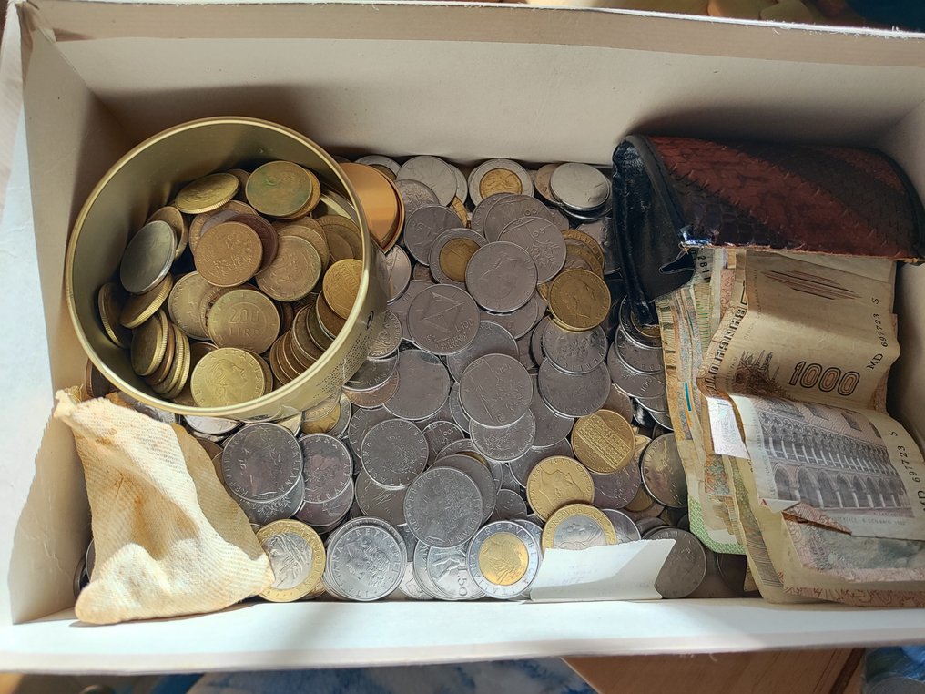 . 日本, 香港, 土耳其, 东非, 埃及 Lotto 4 kg monete 1954  (没有保留价) #1.0