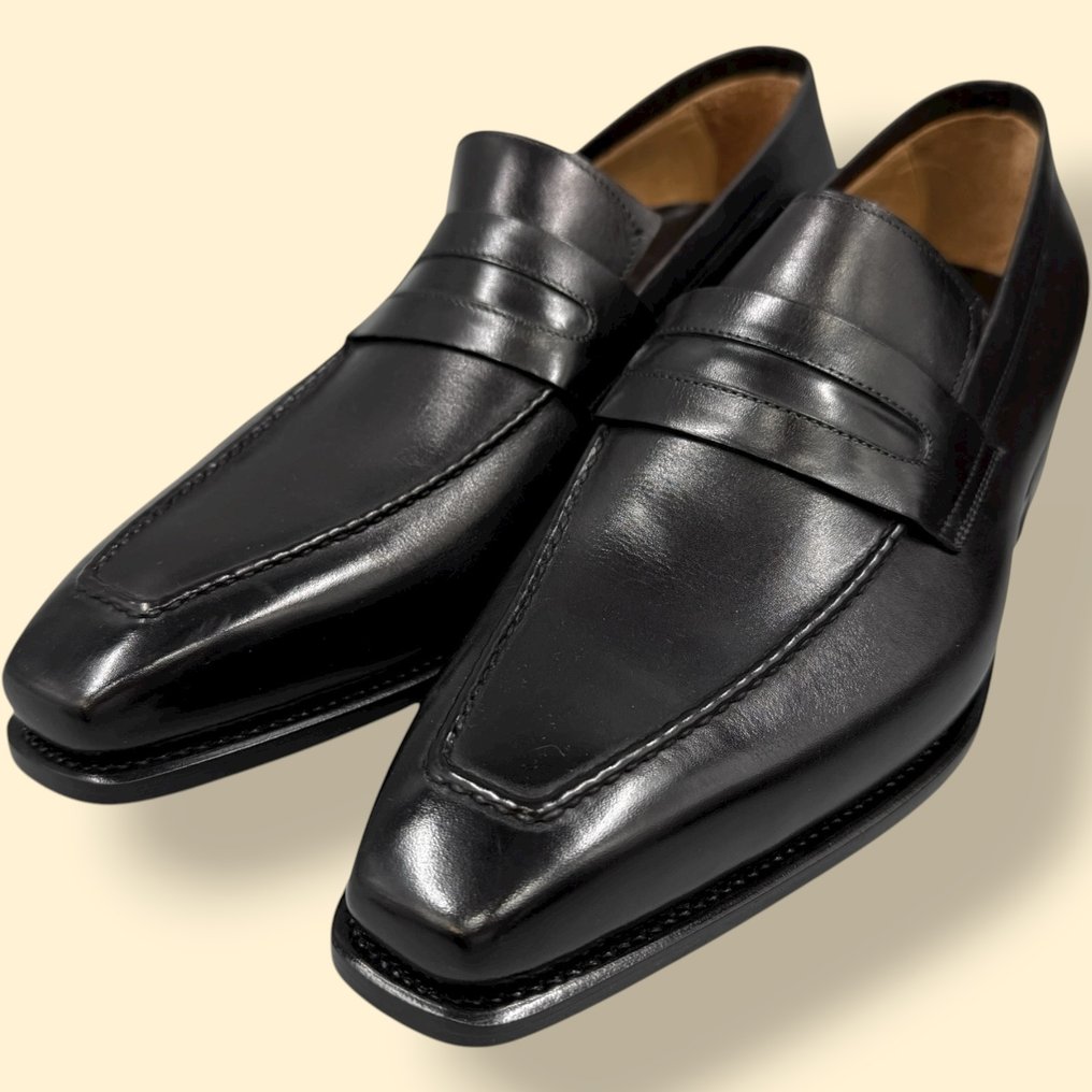 Paolo Scafora-UK 7,5- Black Pennyloafers - Loafers - Size: EU 41.5 - New in box #4.3