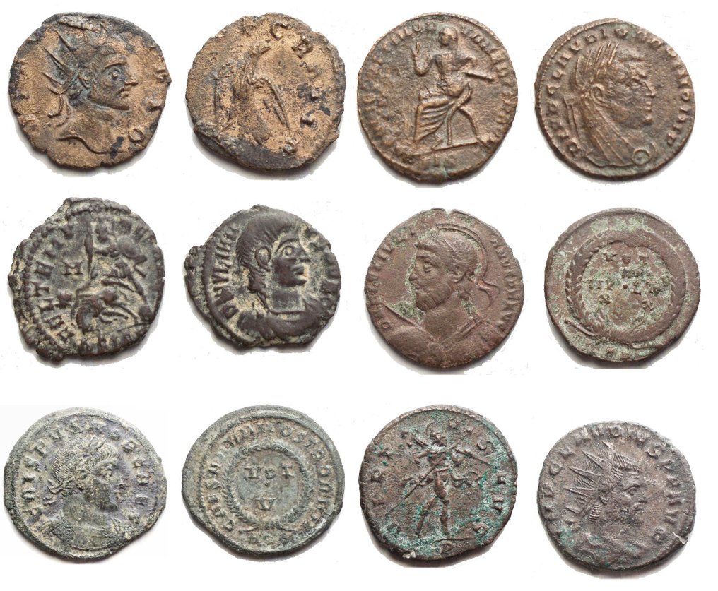 Ρωμαϊκή Αυτοκρατορία lot 6 pieces Ae (χωρίς τιμή ασφαλείας) #1.0