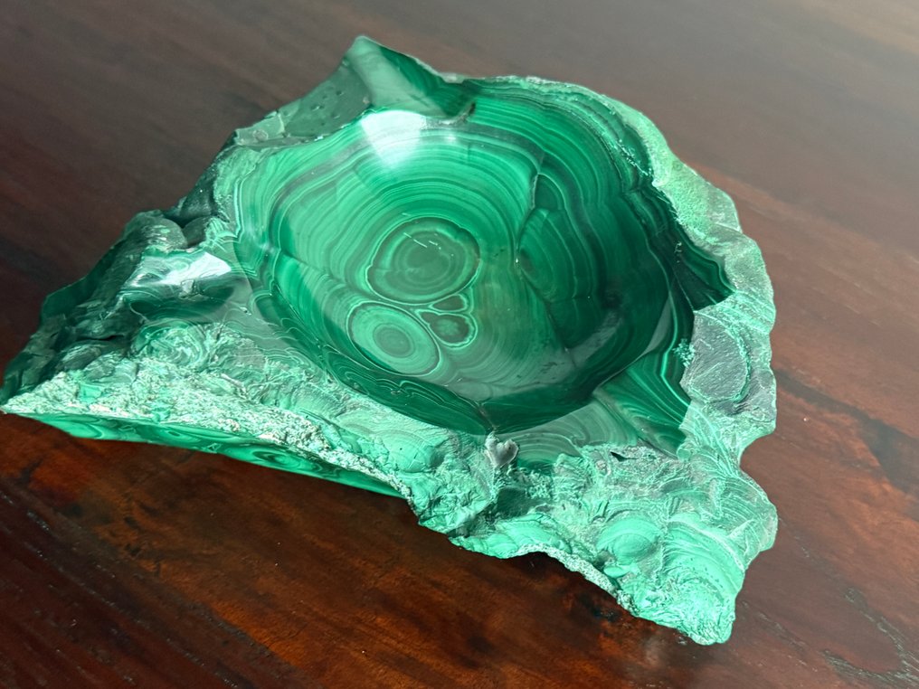 Malachite Forma libera - Altezza: 6 cm - Larghezza: 16 cm- 2 kg - (1) #1.0