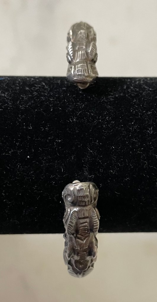 古董银铜手镯 - 42,06 克 - 尼泊尔 - 20世纪上半叶 #3.2