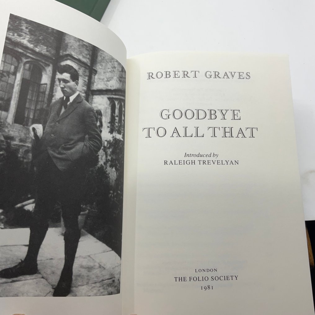 WWI Folio Society; Robert Graves & Siegfried Sassoon - Goodbye to All That & Memoirs of an Infantry Officer - 1974-1997 #4.3