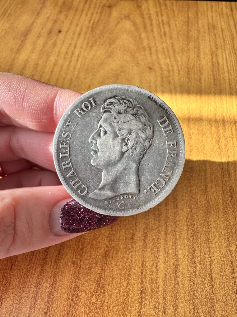 France. Charles X. 5 Francs 1826-W, Lille  (No reserve price) #1.0