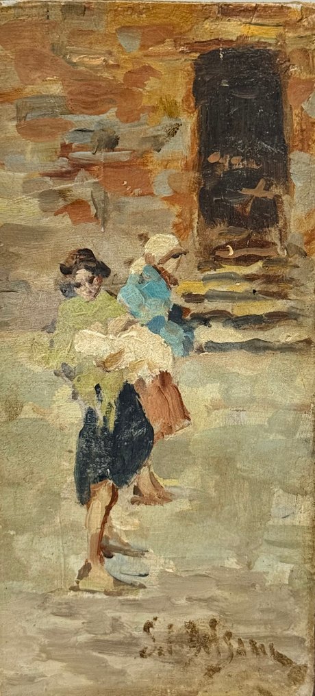Salvatore Balsamo (1894-1922) - Mamma con Bambino #1.0