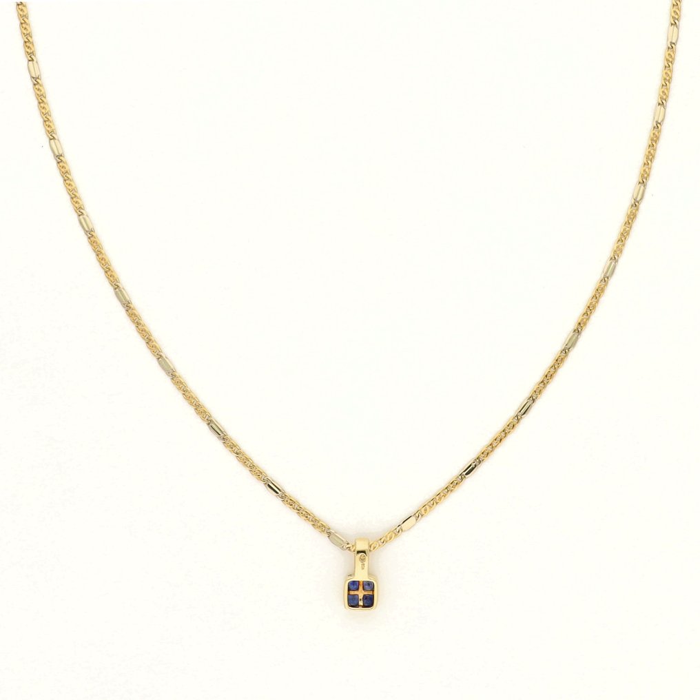 Κολιέ - 18 καράτια Κίτρινο χρυσό - Διαμάντι #1.0