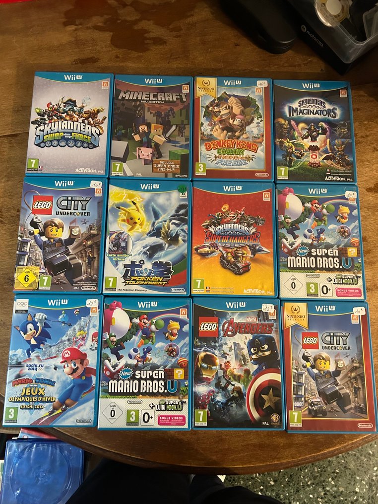 Nintendo - Wii u - lot - Gra wideo - W oryginalnym pudełku #1.0