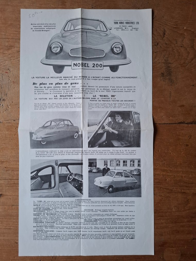 Brochure - Noble - 200 Microcar #1.0