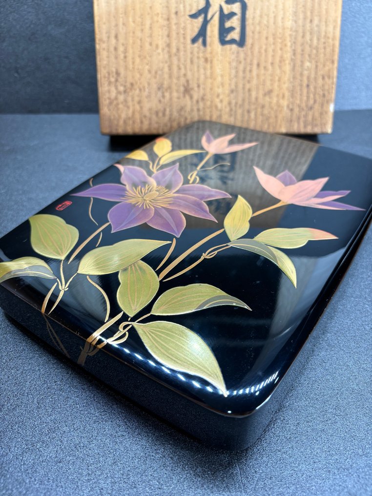 愛好盒 - 木, 精美蒔絵花卉漆盒 由福志漆芸堂謹製 #2.1