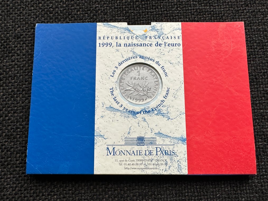 Frankrijk. Mint Set (BU) 1999 (10 munten)  (Zonder minimumprijs) #3.2