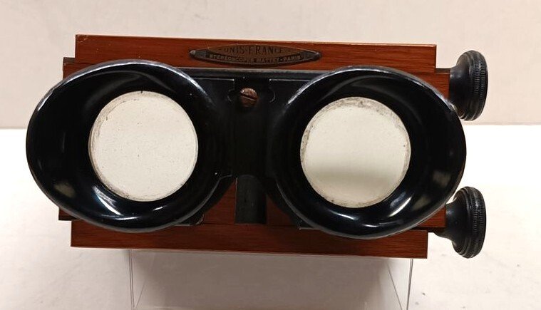 ICA Alter Stereobetrachter für 6x13 cm Bilder Stereoskop Stereo viewer #2.1