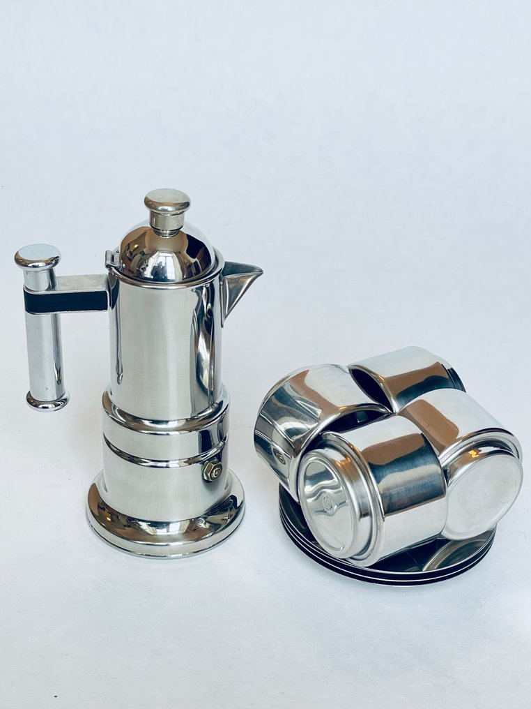 Casalinghi/ Vev Vigano - Italian Design - Καφετιέρα - STO/ Kontessa - INOX - Εποχή του Διαστήματος #3.2
