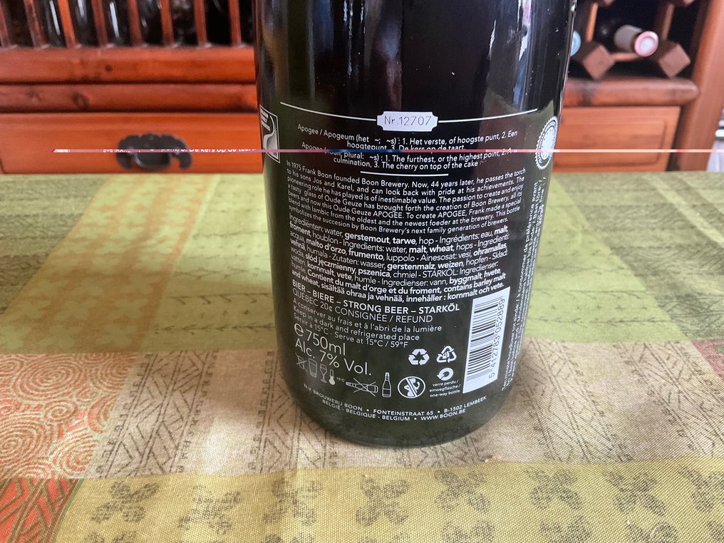 Boon - Oude Gueuze Megablend 2022, Villa Servais 2021 & Apogee - 75 cl -  3 flaskor  #3.2