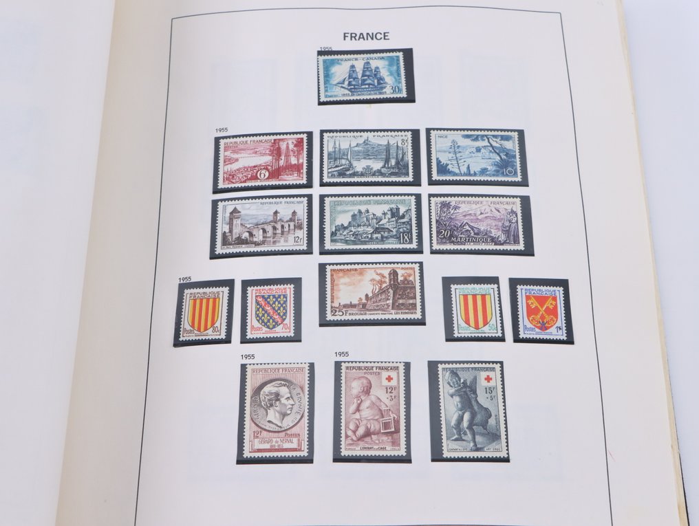 法國 1955/1986 - 未邮寄收藏在 davo 相册中 #2.1