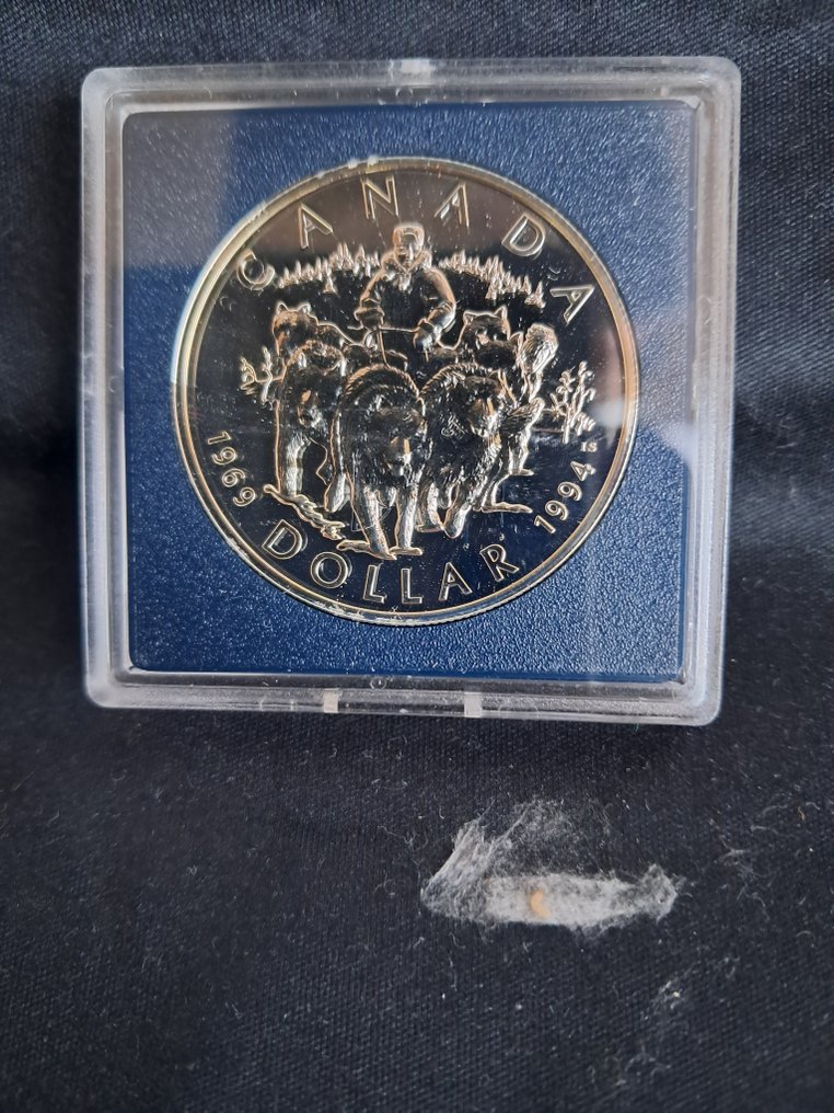 Canada. Dollar 1994 RCMP Dog Team Patrol (No reserve price) #1.0