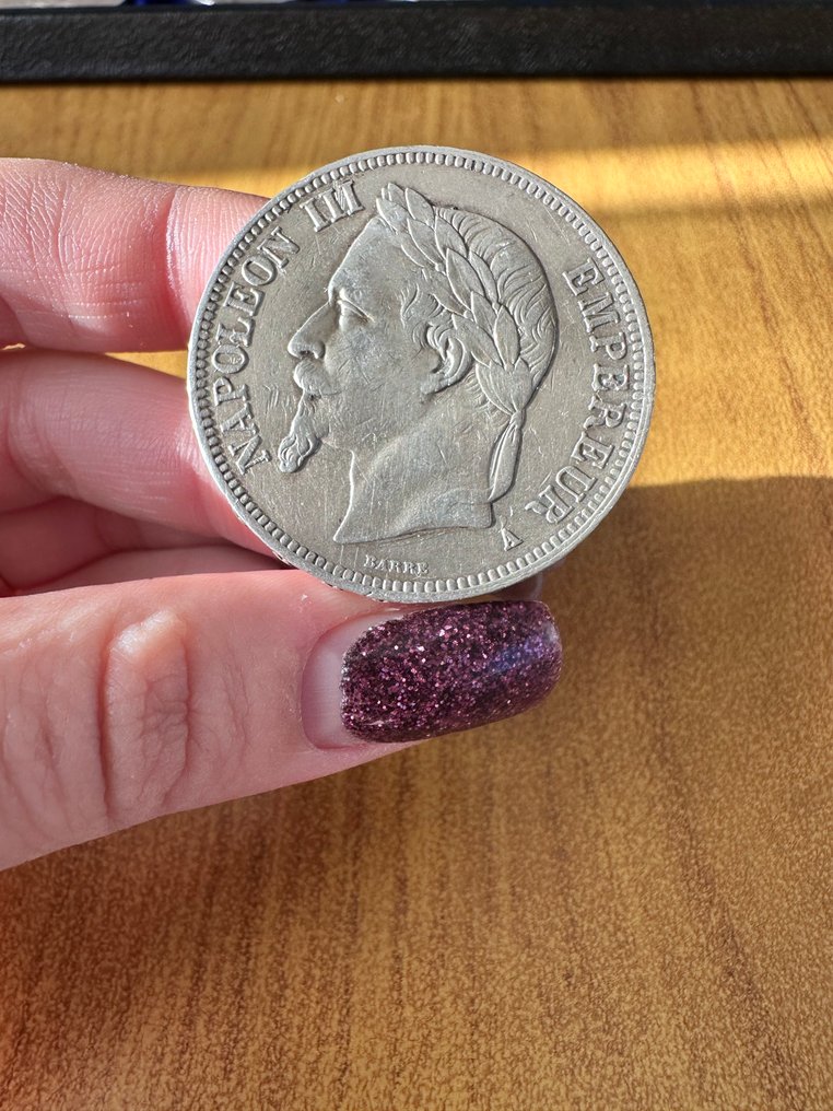 Frankrijk. Napoléon III. 5 Francs 1868-A, Paris (Zonder minimumprijs) #1.0