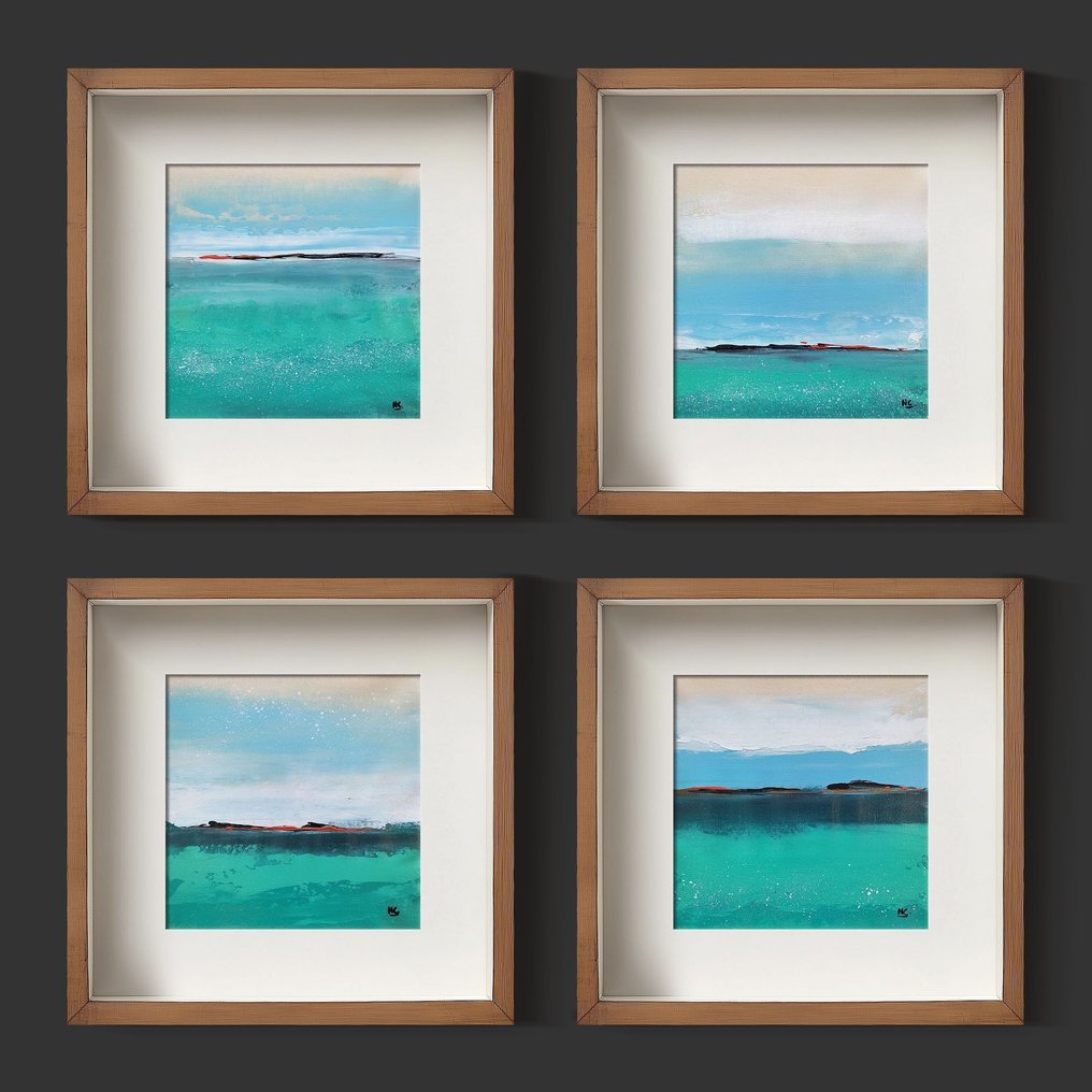 Noelia Correa Art - 4 Paintings Wayawah #1.0