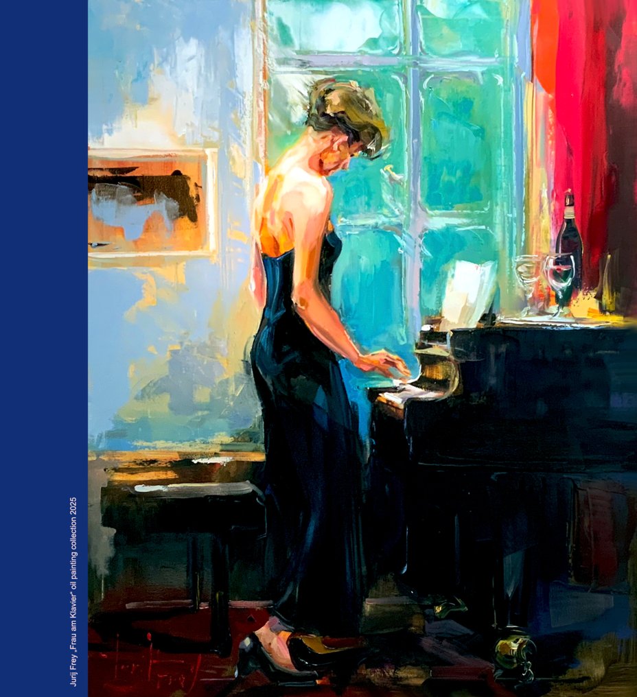 Jurij Frey - Frau am Klavier #1.0