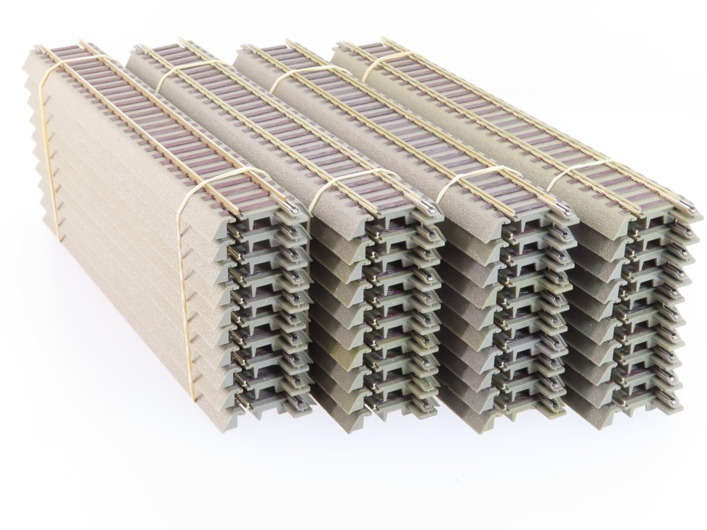 Roco H0 - 61110 - Γραμμές τρένου μοντελισμού (40) - 40 τεμαχίων σιδηροδρομική γκαβίδα με ευθύγραμμα τμήματα γραμμής, Roco Geoline. #4.3