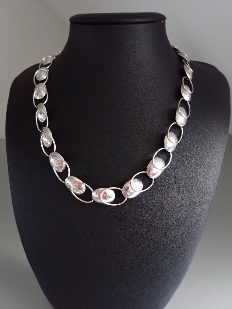 Prata - Colar - Art Deco "Perli" #3.2