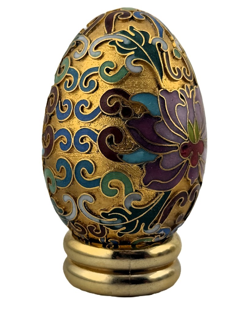 Αυγό Fabergé - Θησαυρός από αβγά cloisonne - Gold plated #3.2