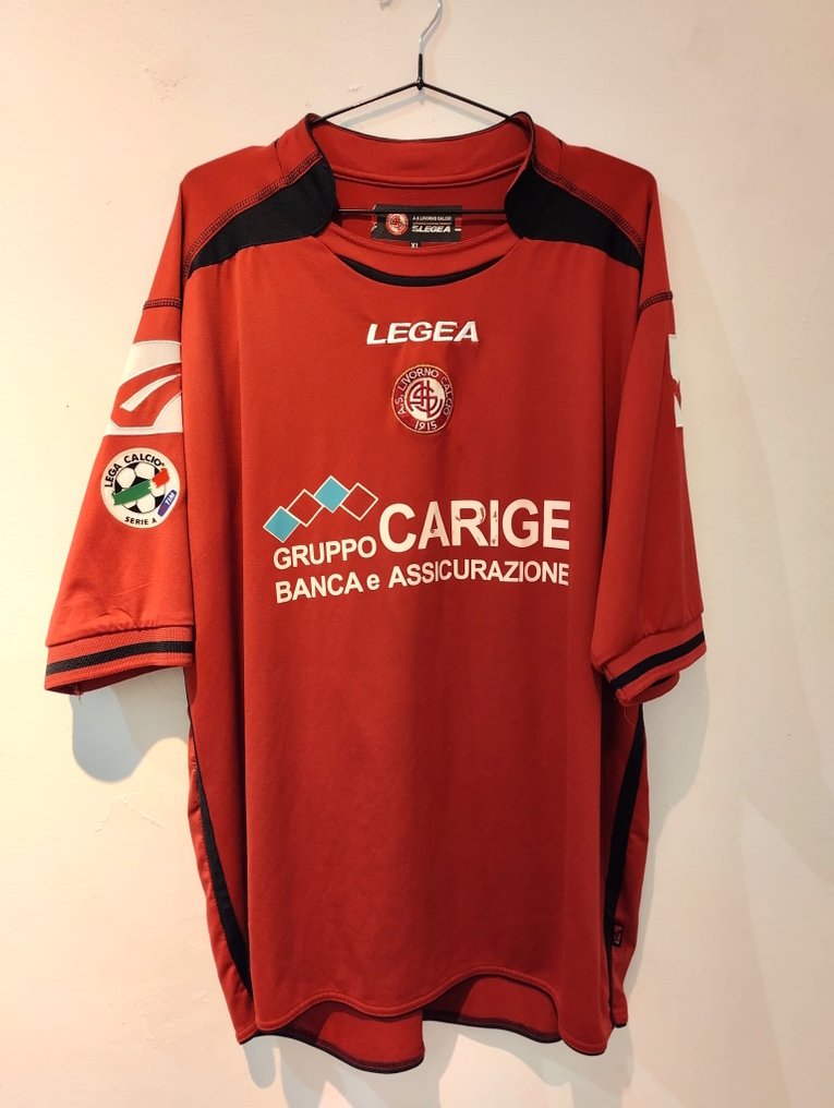 Livorno - Olasz labdarúgó-bajnokság - David Balleri - 2006 - Futball ing #1.0