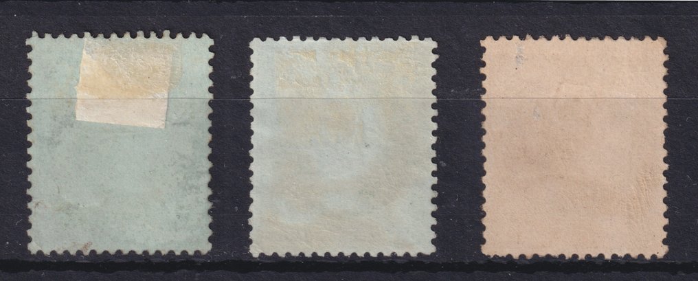 Γαλλία 1862 - Empire dentelé, αρ. 19 και 20, καινούρια χωρίς κόλλα και αρ. 26A καινούριο*, πολύ καλός κεντράρισμα - Yvert #1.0