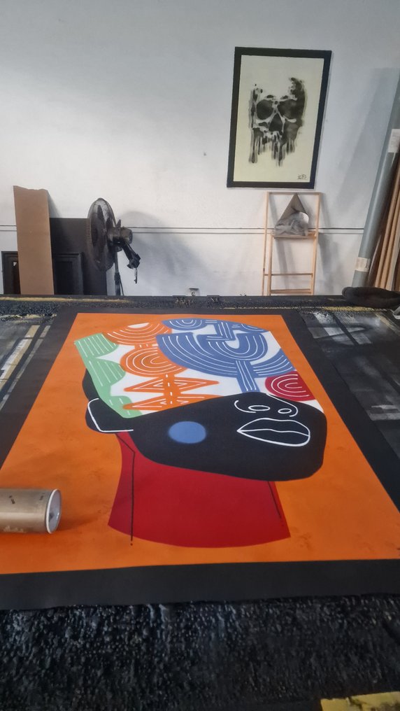 FÜR (1978) - She Dances in Caos - XL Size - (We Spray) NOT a PRINT #4.3