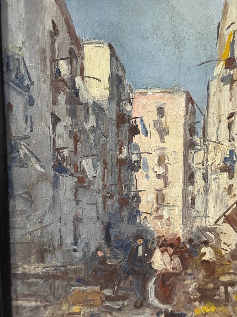 Franco Rispoli (1921-1989) - Mercato a Napoli #4.3