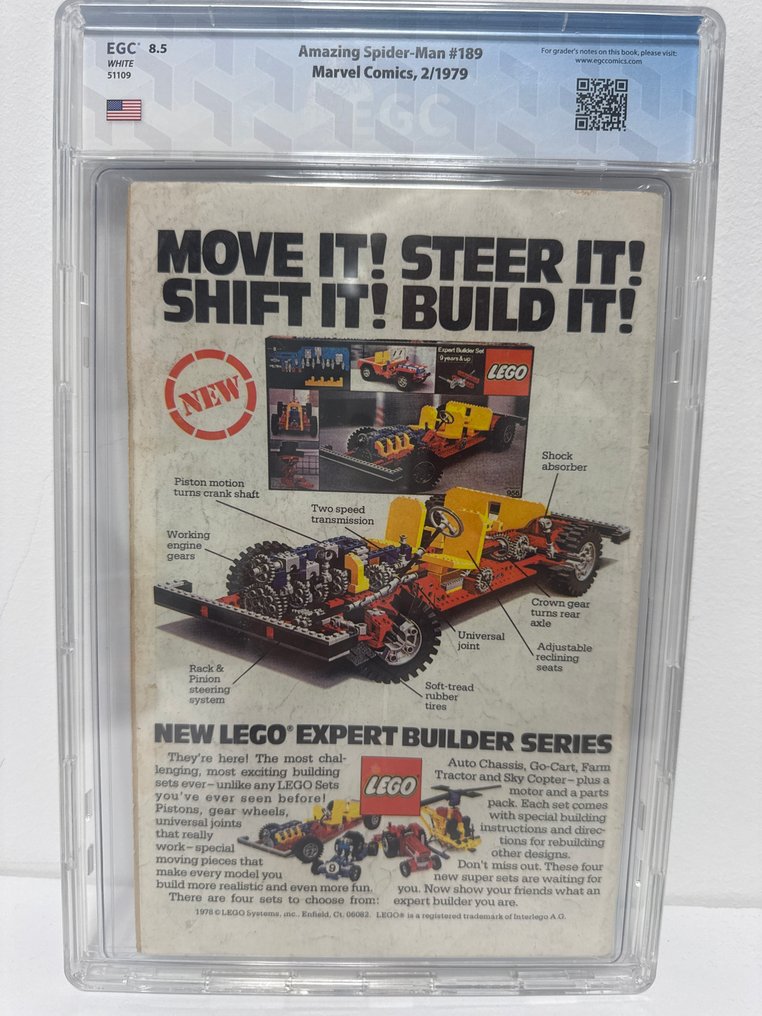 The Amazing Spider-Man #189 - EGC 8.5 - Mayhem by Moonlight - 1 Graded comic - EO - 1979 #2.1