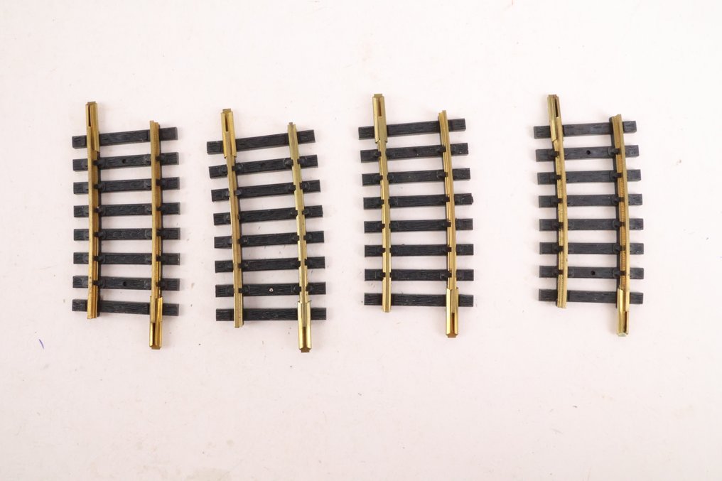 Fleischmann H0 - 6000-serie - Machetă tren cu șine (127) - Șine drepte + piese de potrivire #4.3