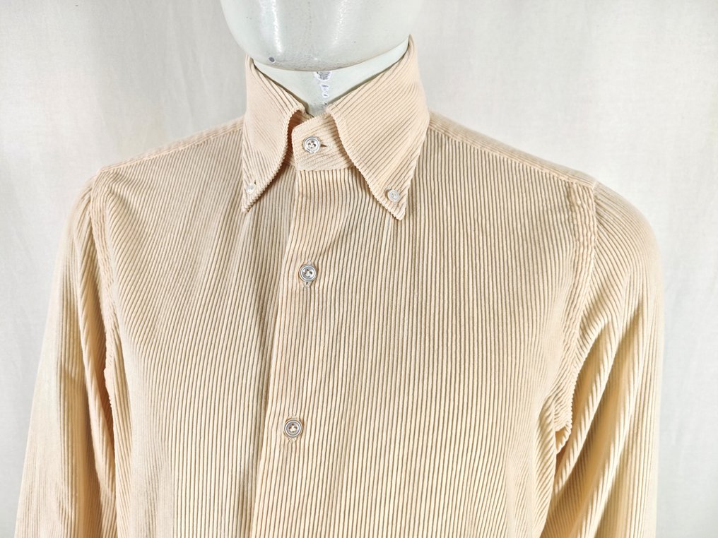 Finamore - NEW, Ribcord Corduroy - Skjorta #2.1