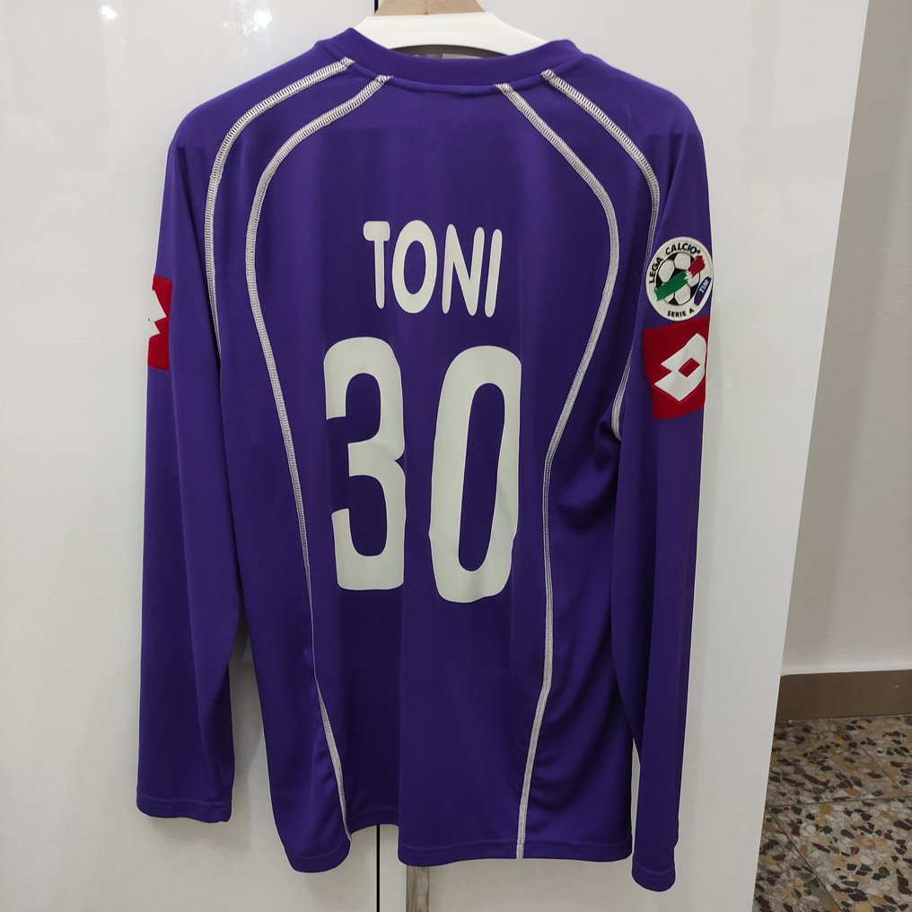 Fiorentina - Olasz labdarúgó-bajnokság - Luca Toni - 2006 - Futball ing #1.0