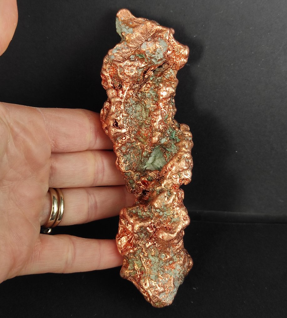 Kobber nugget - Høyde: 3 cm - Bredde: 4 cm- 310 g - (1) #2.1