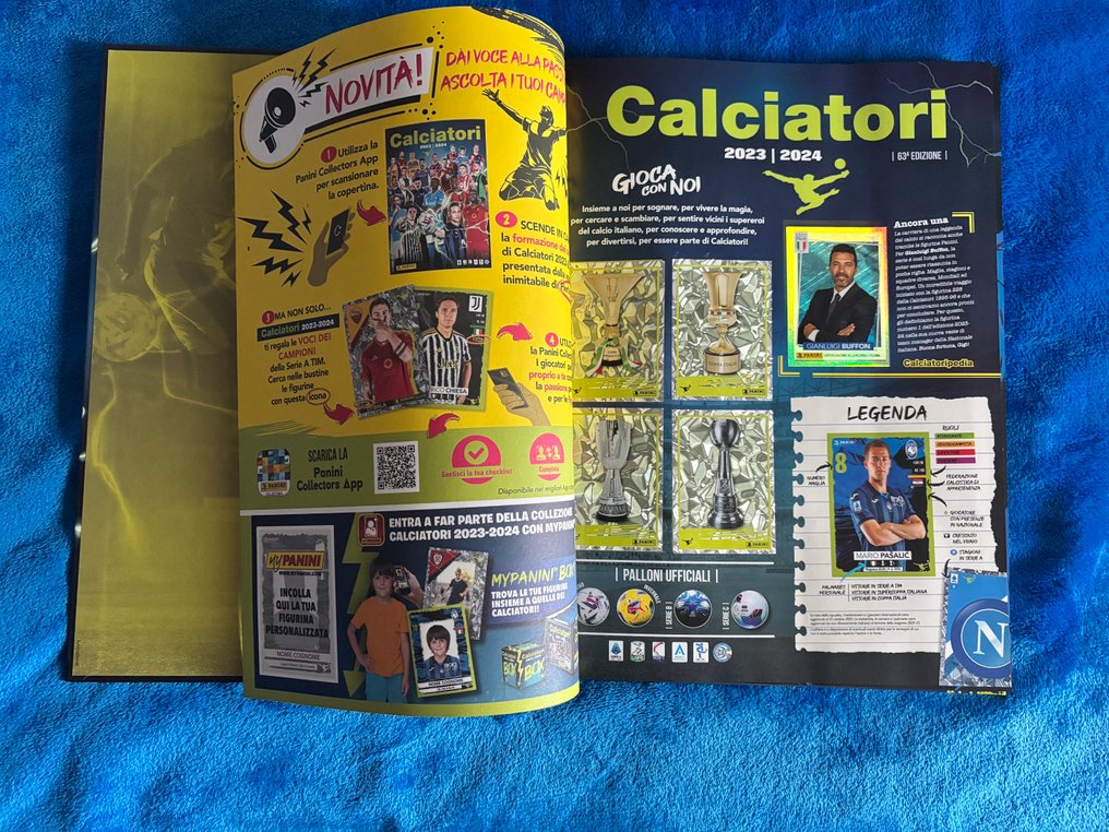 帕尼尼 Calciatori 2023/24 - Hardcover + Luxe Cassette - 1 完整册子 - 优秀(EX) #3.2