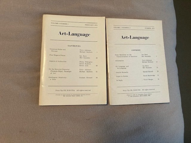 Terry Atkinson a.o. - Art-Language. Journal of Conceptual Art - 1970-1977 #3.2