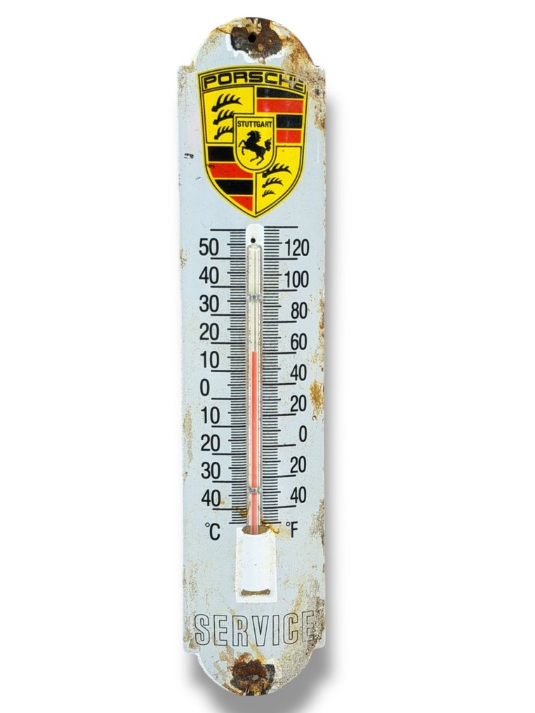 Porsche - 温度计 - 搪瓷 #4.3