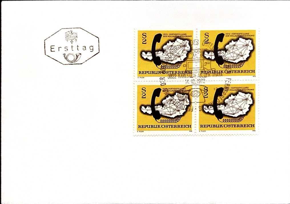 奧地利 1965/1981 - 奥地利 首日 邮票 #3.2