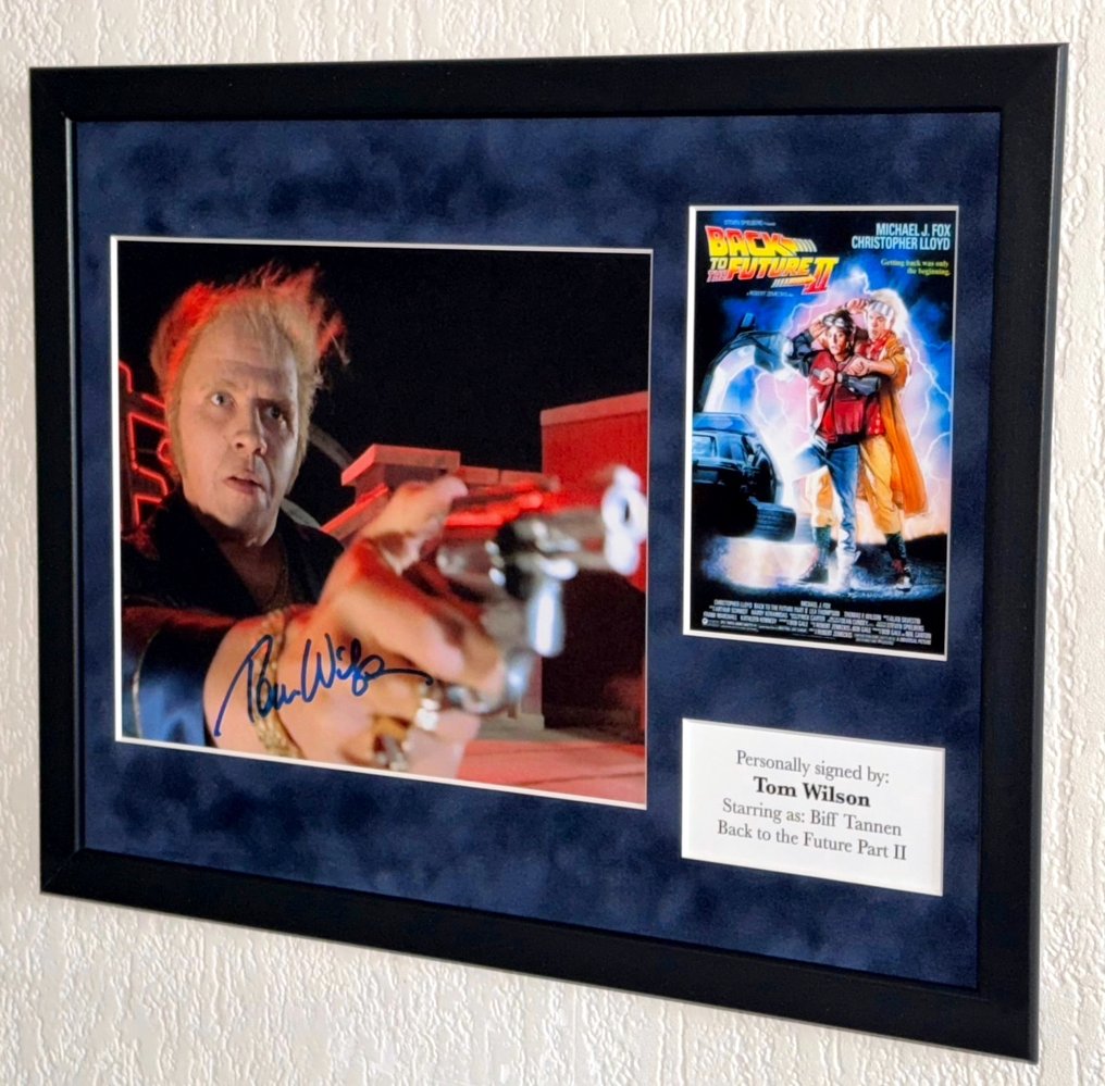 Back to the Future - Tom Wilson (Biff Tannen) Premium Framed, signed + COA #1.0