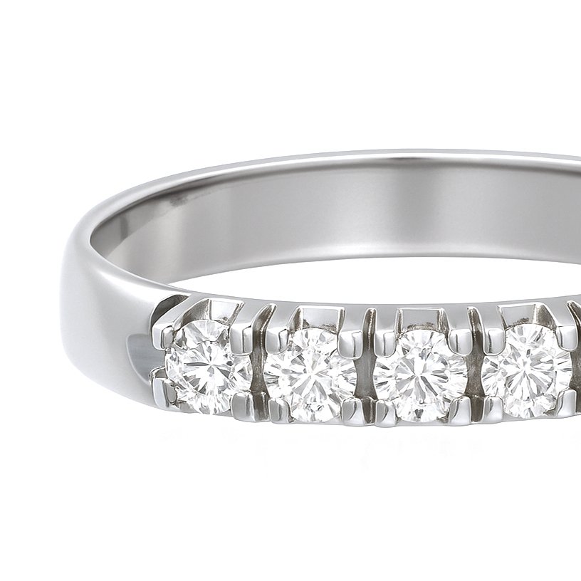 Δαχτυλίδι - 18 καράτια Λευκός χρυσός - 0.20ct. tw. Διαμάντι (Φυσικό) #2.1