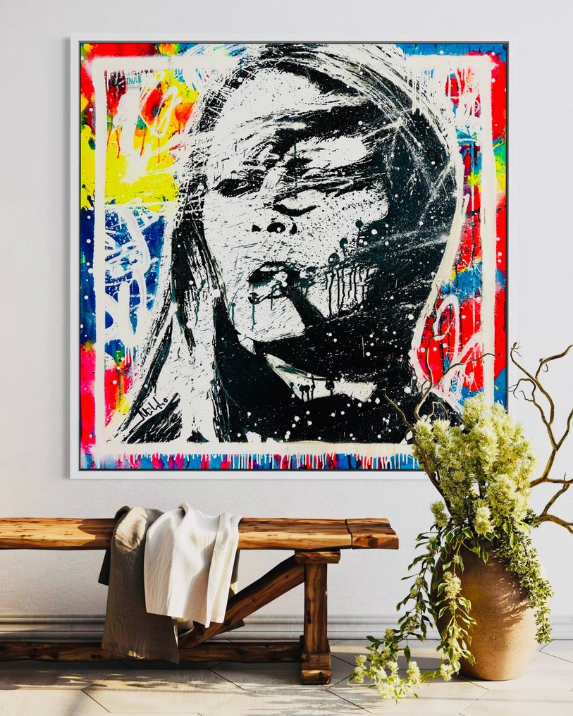 Mikko - Brigitte Bardot Postcard On Frame - XL (No reserve price!) #2.1