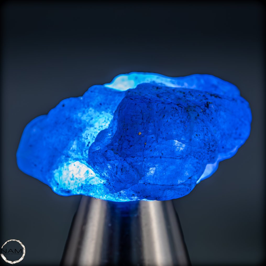 Tansanito natural, raramente claro. – destaque de cristal bruto azul intenso com brilho excepcional - 33,95 ct- 6.79 g #4.3