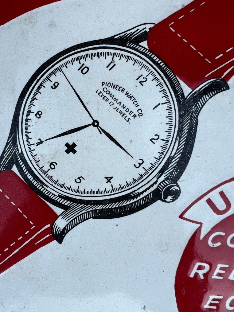 The Pioneer Watch Co. - COMMANDER και NORTON - Πινακίδα - Σμάλτο, Μέταλλο #2.1