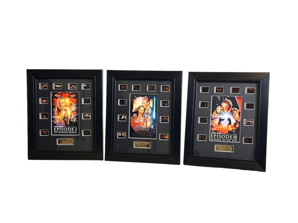 Star Wars Prequel Trilogy - Limited Edition Original Film Cell Display - Framed + Coa #1.0