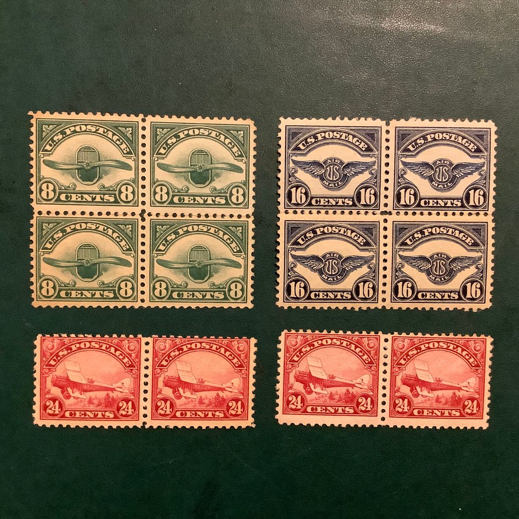 Stati Uniti 1923 - Emissione di posta aerea - Michel 286/288 #1.0