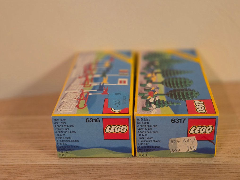 Lego Set - Legoland - 6316 Flags and fences + 6317 Trees and flowers #3.2