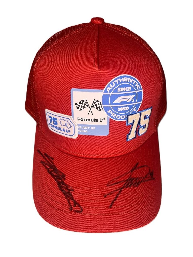 Επίσημη καπέλα F1 - 75η επέτειος - Lando Norris - Charles Leclerc - Αθλητικό καπέλο #1.0