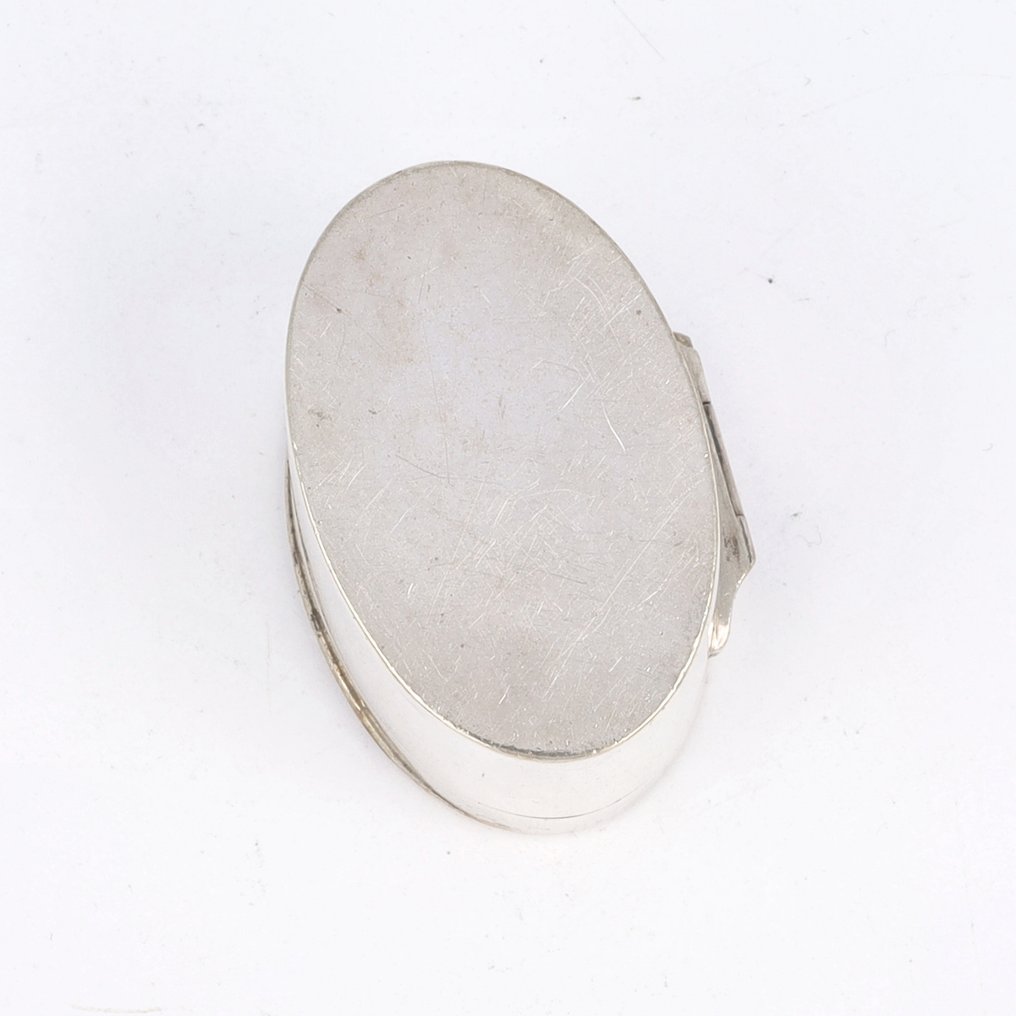 NO RESERVE - G.J. van den Bergh - Rotterdam, 1828 - Scatola Lodderein - .833 argento #4.3