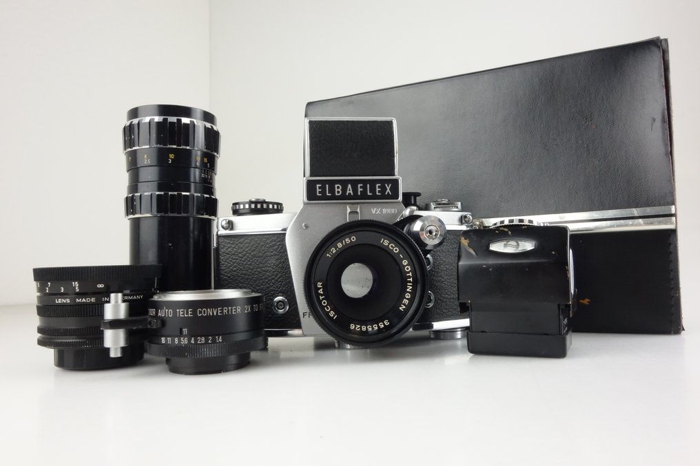 Ihagee Elbaflex VX 1000 + Iscotar / Westron / Isconar + Prismensucher + Acc. (jp053) | Viewfinder camera #1.0
