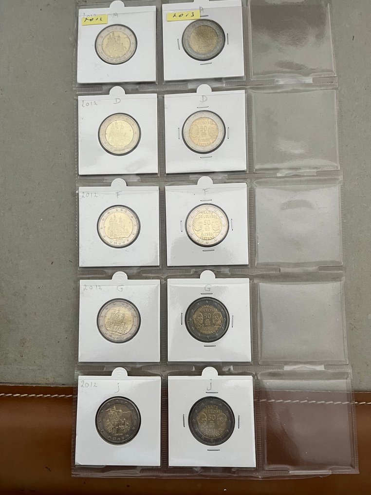 Tyskland. 2 Euro 2009/2020 (30 stuks) (Ingen reservasjonspris) #2.1